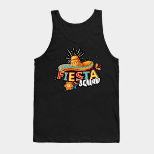 Fiesta Squad Sombrero Mexico Party Cinco De Mayo Matching Tank Top